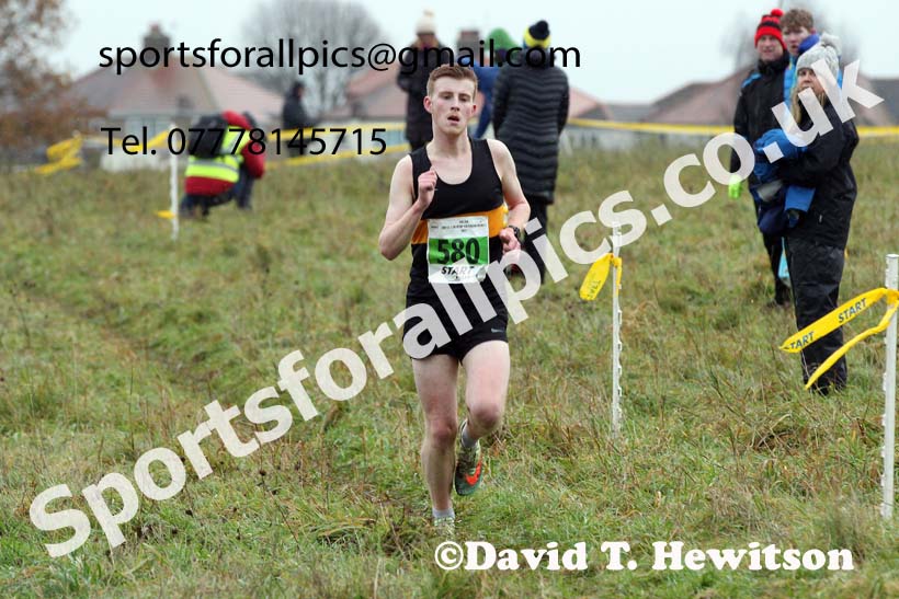 Mens under-20s, 2021 North Eastern Cross Country Championships, Sedgefield. Photo: David T. Hewitson/Sports for All Pics